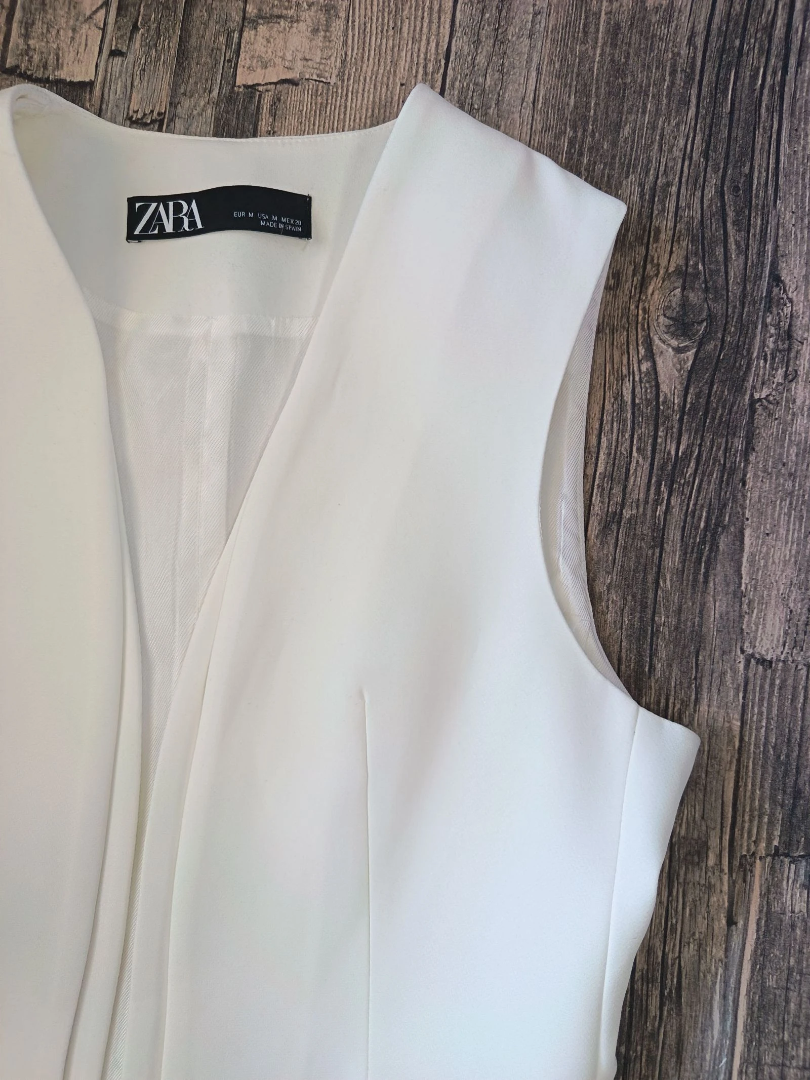 Chaleco Blanco ♡ Zara * Talla M – photo 4